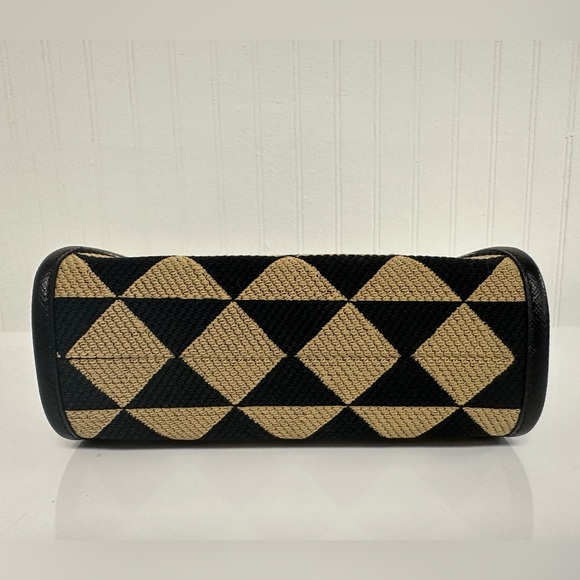 Prada Enameled Metal Triangle Mini Symbole Tote - Picture 6 of 13